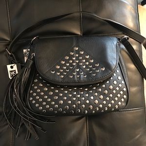 Black Stud Crossbody Bag